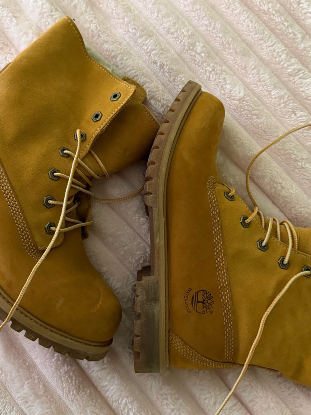 Timberland Wheat Nubuck Waterproof Work Boot